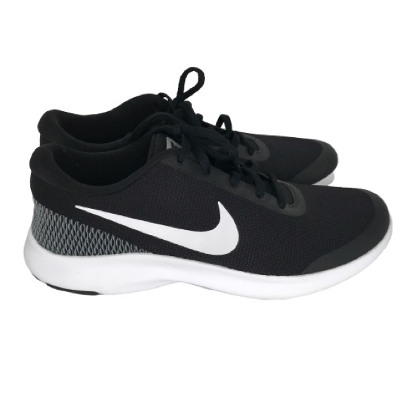 NIKE FLEX EXPERIENCE SZ 9.5 Black Running Trainers - Picture 6 of 8